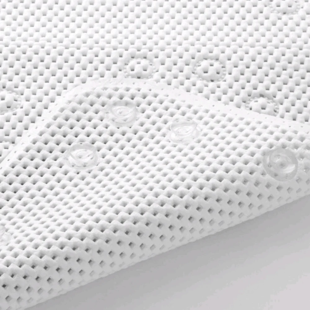 Comfort Bay White Waffle Cushion Tub Mat